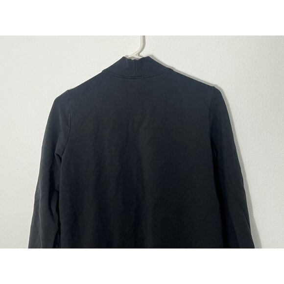 Zestt Organics Black Open Cardigan Size Small Pockets - Picture 8 of 14